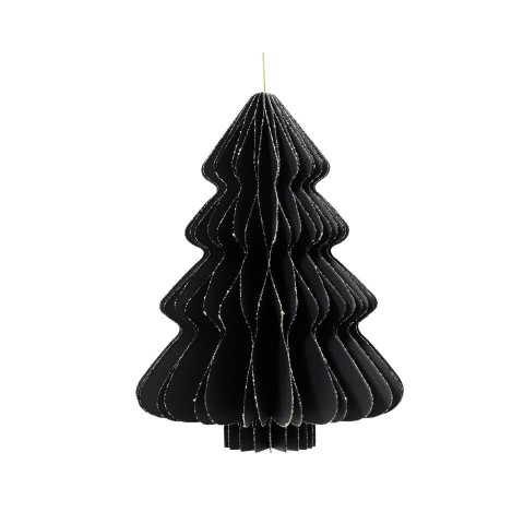 ALBERO CARTA GLITTERATO H40CM. NERO